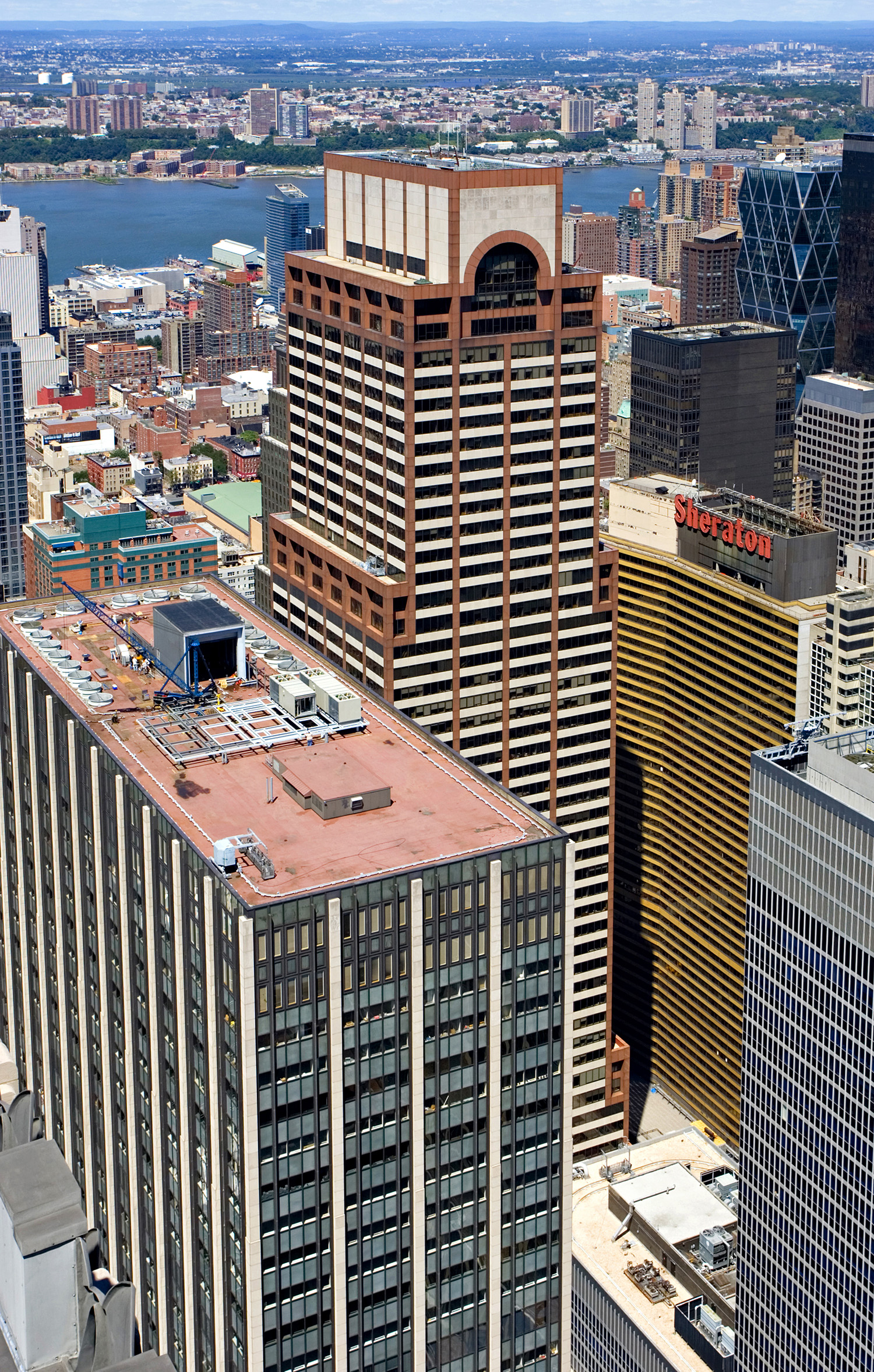 Axa Equitable Center, New York City - View from Top of the Rock. © Mathias Beinling